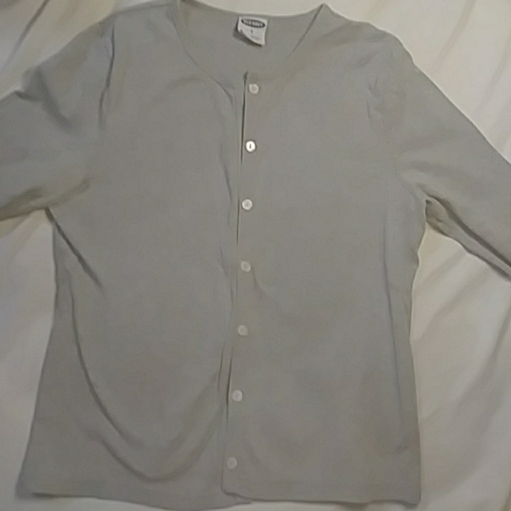 Small grey old navy cardigan